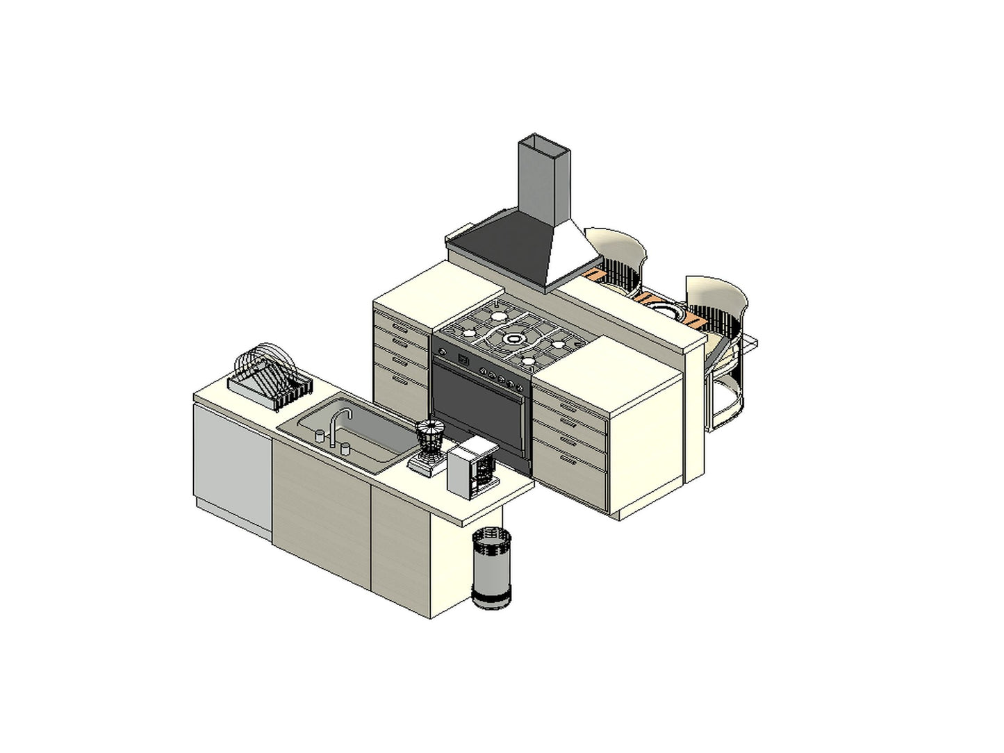 Revit Kitchen family Package