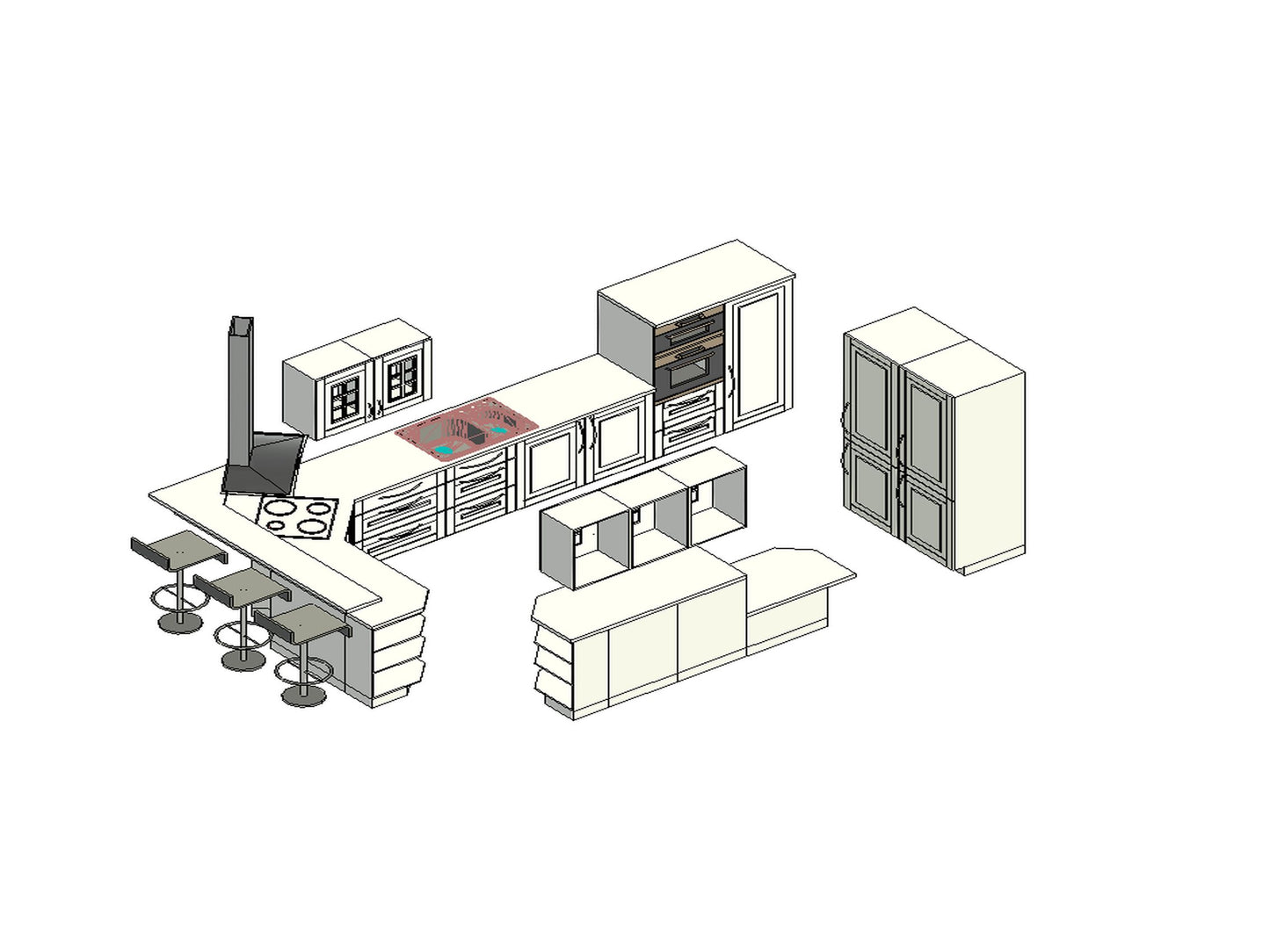 Revit Kitchen family Package