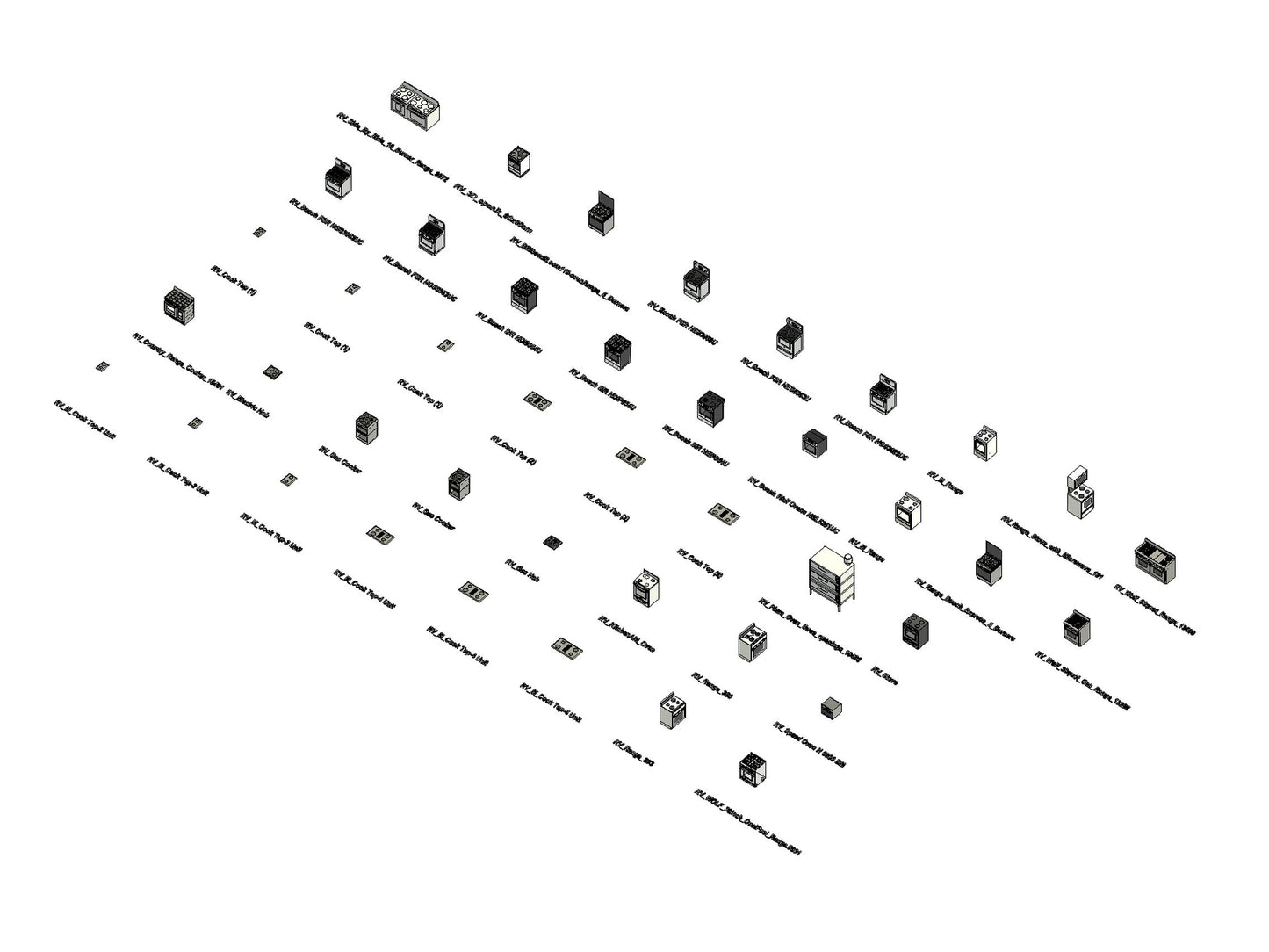 Revit Oven stove Package