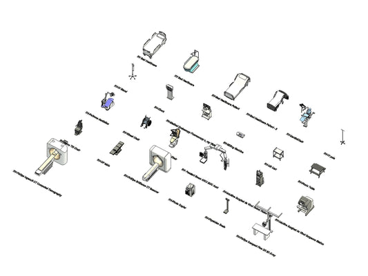 Revit Hospital Furniture Package
