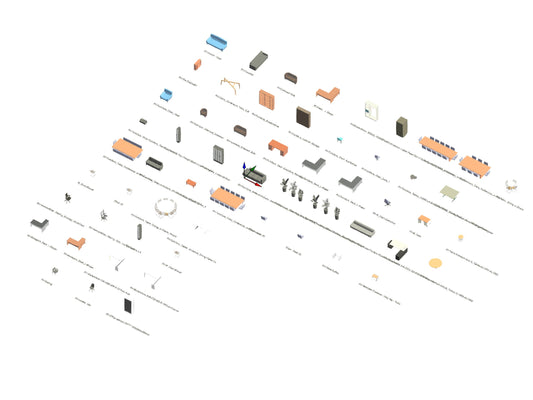 Revit Office Furniture Package